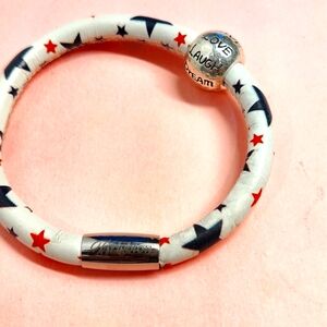 Brighton Star Spangled Woodstock Bracelet with charm